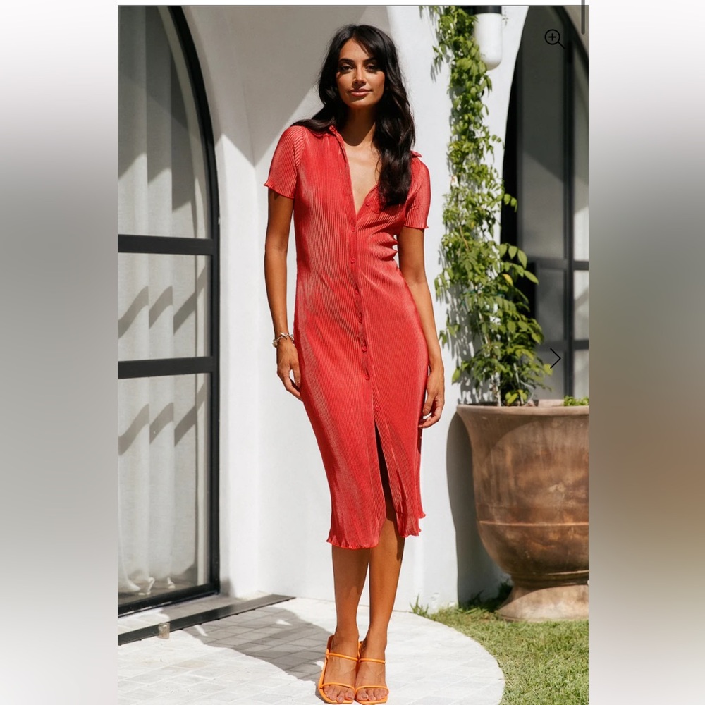 Hello Molly Cloudy Lives Midi Dress